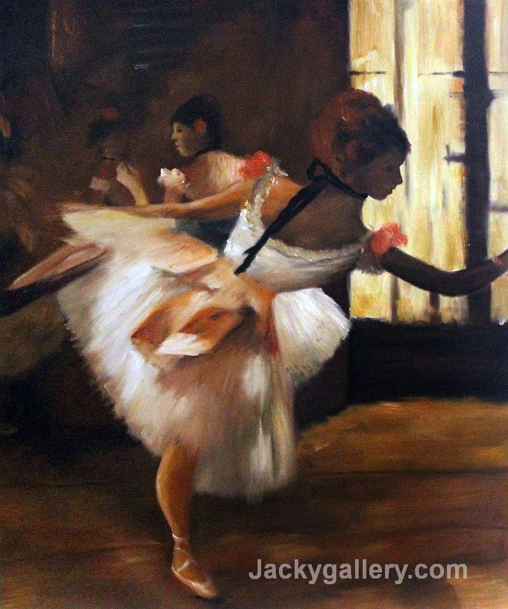 Repetition of the Dance (detail) by Edgar Degas paintings reproduction